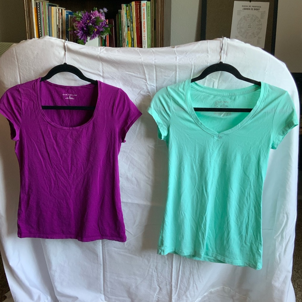 Ann Taylor and No Boundaries Shirts